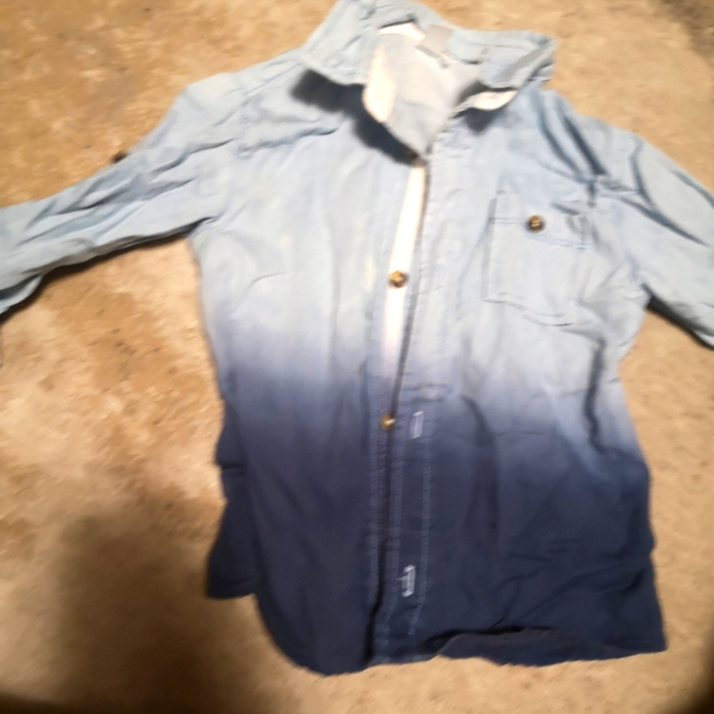 Boys Petit Lem button down shirt Shirt Size 18 months